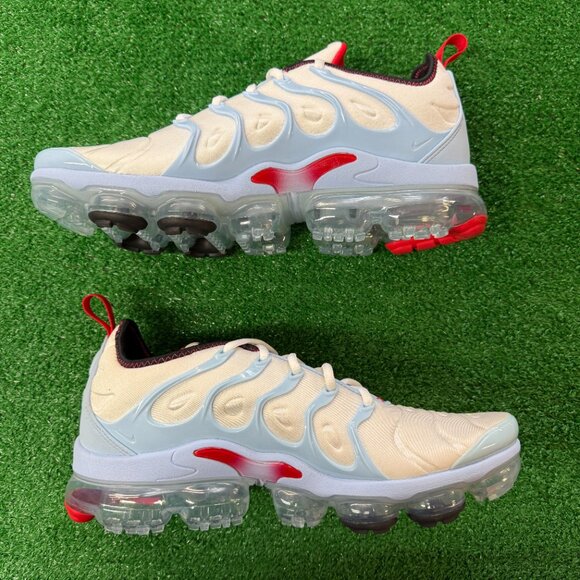 Nike Vapormax Plus Chicago White Blue Black Mens Shoes CW6974-100 VNDS Sz 10 - Picture 4 of 7